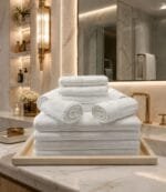 4 DRAPS DE BAIN 70*140+4 SERVIETTES 50*90+4 TAPIS DE BAIN 50*70