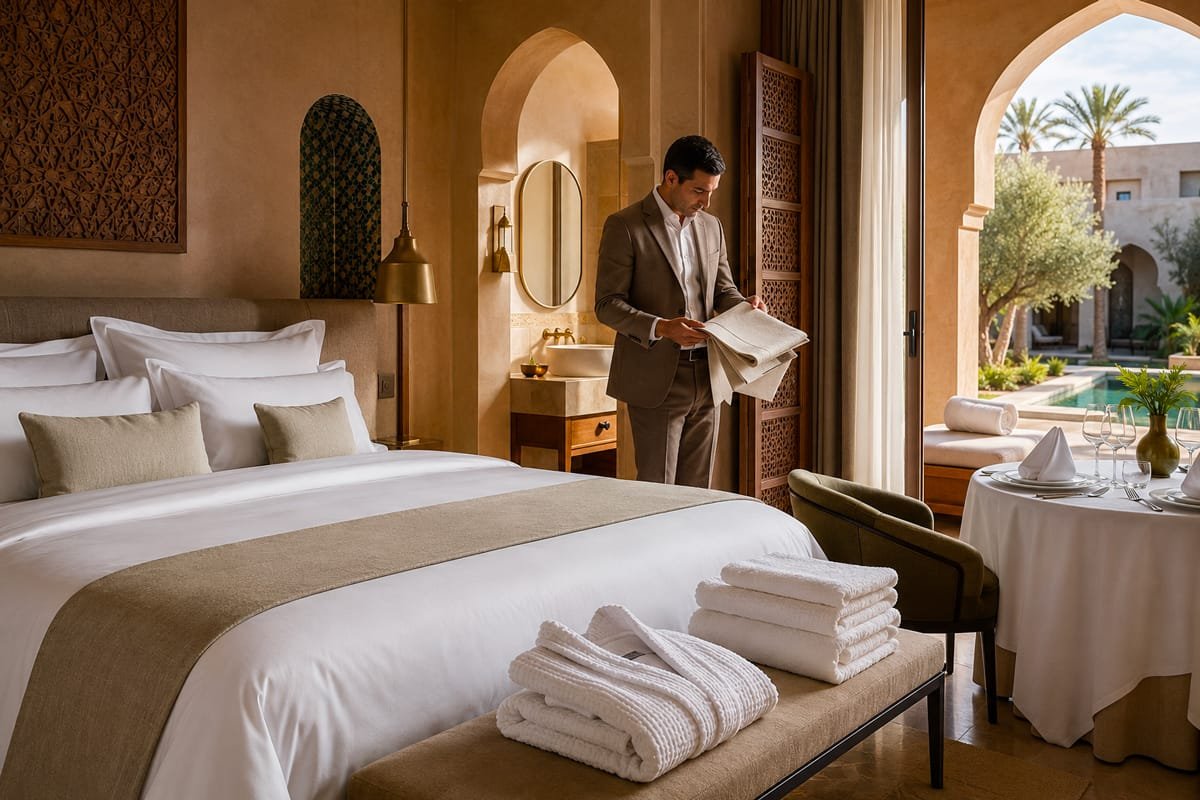 Hôtellerie de luxe au Maroc : quels besoins textiles ?