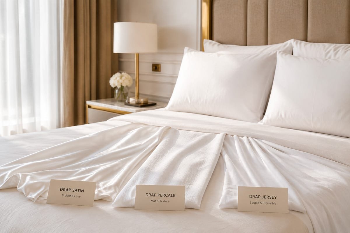 Satin, percale, jersey : quelle armure pour vos draps ?